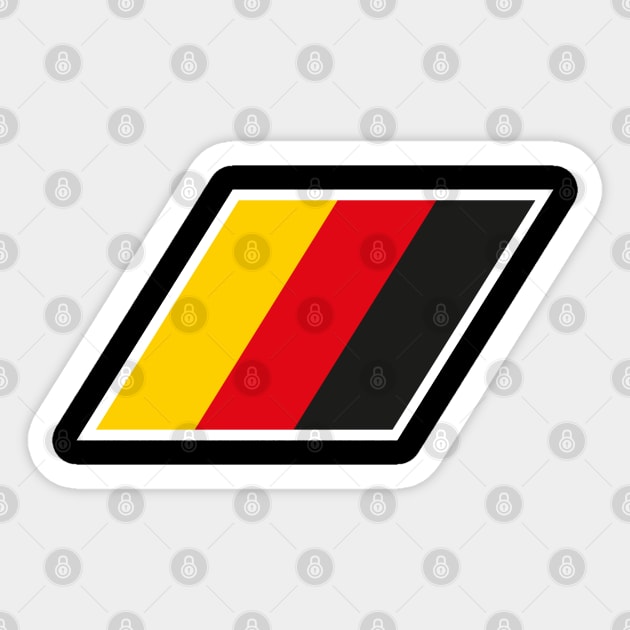 Germany Motorsport Power Sticker by cowyark rubbark